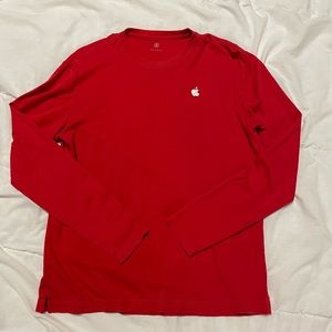 Apple Store employee shirt women’s size S embroidered apple